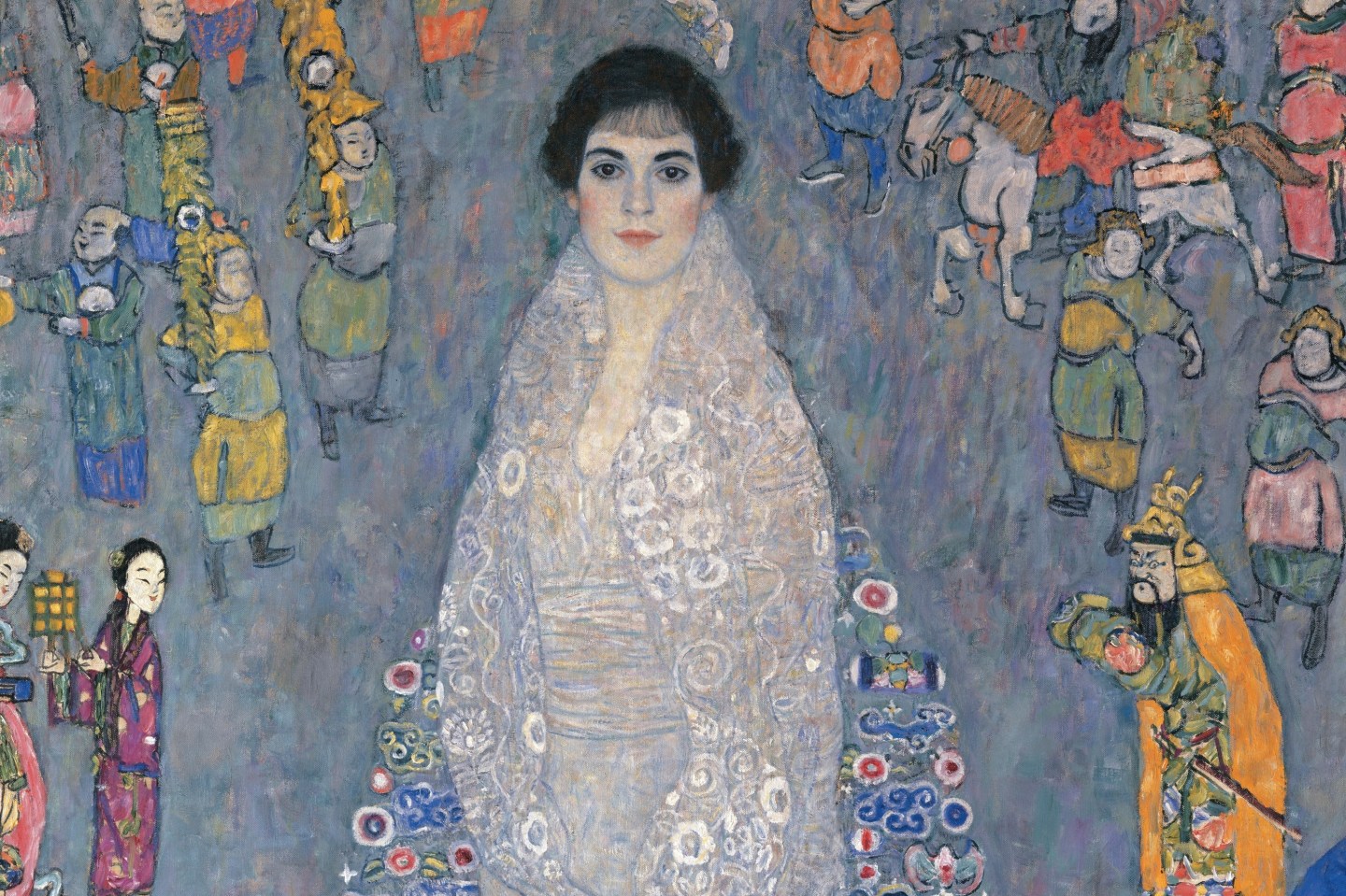 Gustav Klimt's "Bildnis Elisabeth Lederer" (Portrait of Elisabeth Lederer), which sold for $236.4 million at auction Tuesday in New York.
