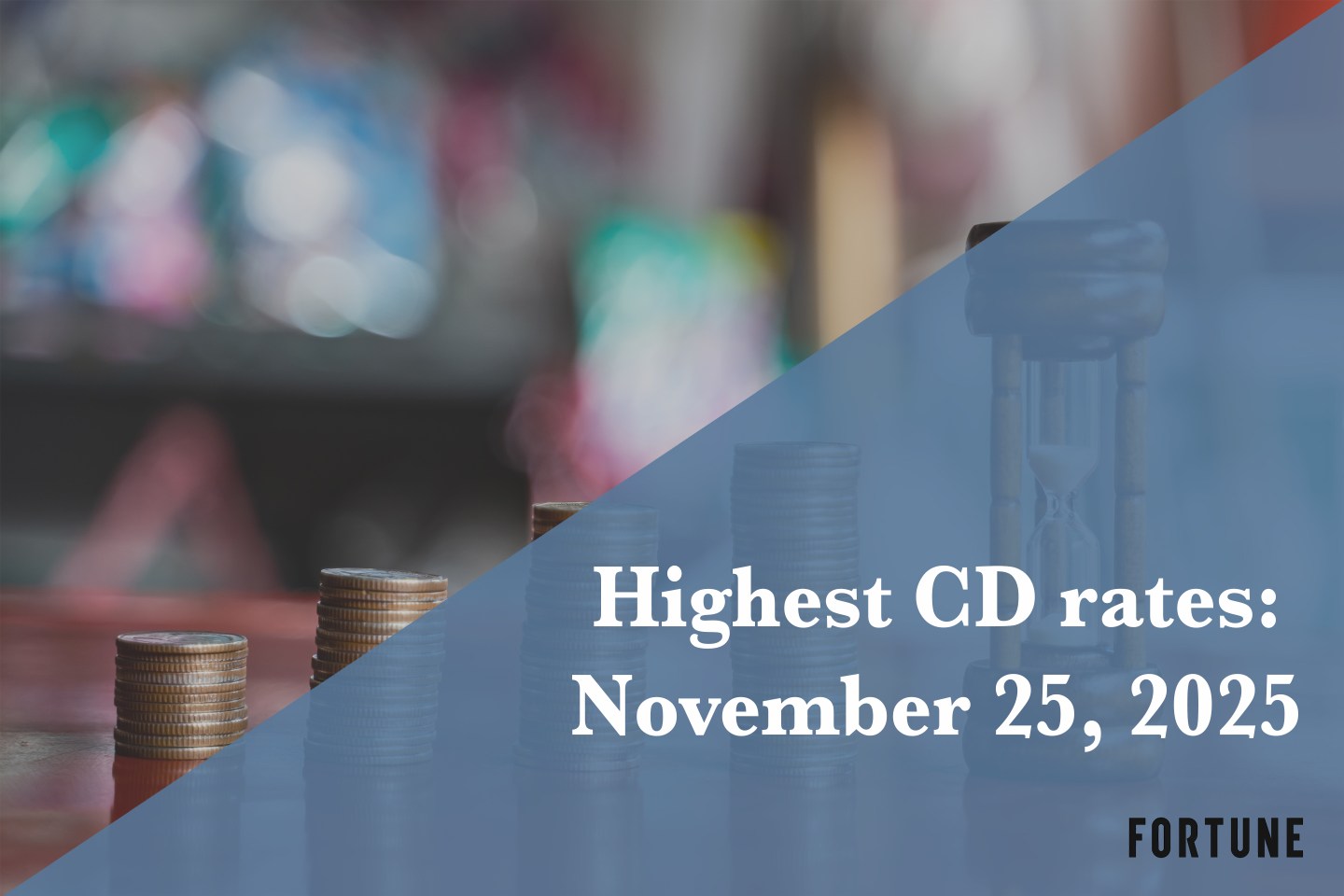You can earn up to 4.20% APY. Check out the best CD rates Nov. 25, 2025