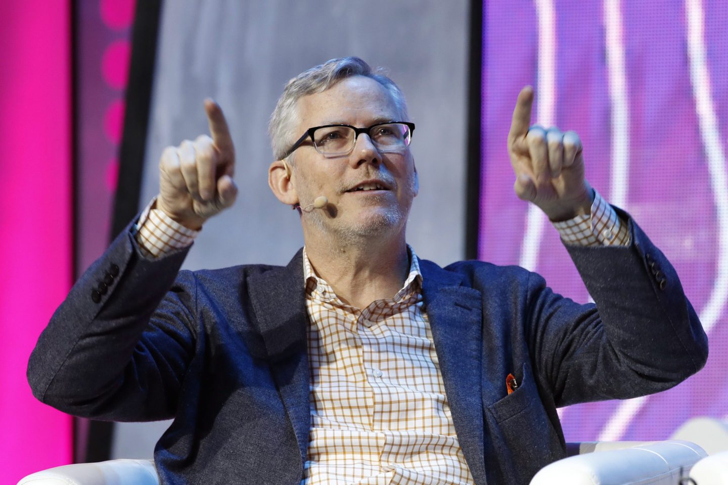 Brian Halligan, chief executive officer and co-founder of Hubspot Inc., speaks during the Silicon Slopes Tech Summit in Salt Lake City, Utah, U.S., on Friday, Jan. 31, 2020.